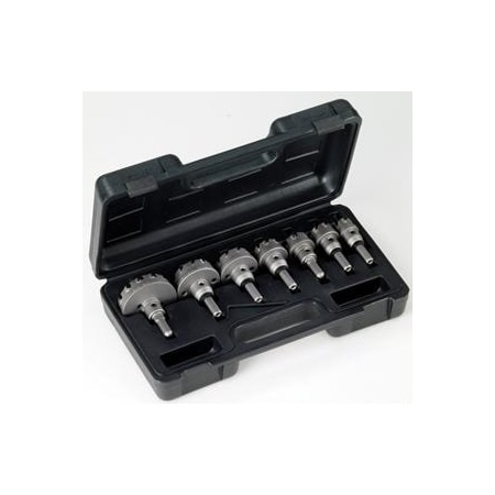 Champion Cutting Tool CT5 7 Piece Electrical Conduit Carbide Tipped Hole Cutter Set: 7/8in, 1-1/8in, 1-7/32in CHA CT5P-CONDUIT-1
